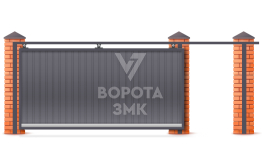 Консольные ворота 4000×2000 ЗМК-7150