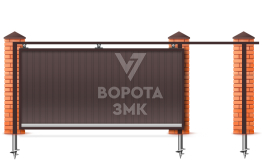 Откатные ворота Nice 1750×2000 ЗМК-6974