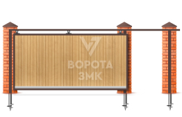 Ворота откатные 1980×2100 ЗМК-7541