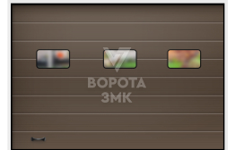 Автоматические ворота Doorhan 2125×3000 подъемные ЗМК-2924
