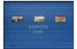 Ворота Зайгер 2750×2125 гаражные ЗМК-2971