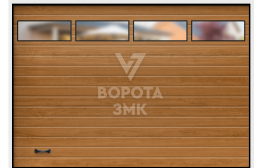Ворота въездные во двор 2500×2125 ЗМК-3145